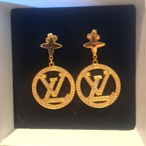 Authentic vintage Louis Vuitton Earrings - Picture 1 of 3